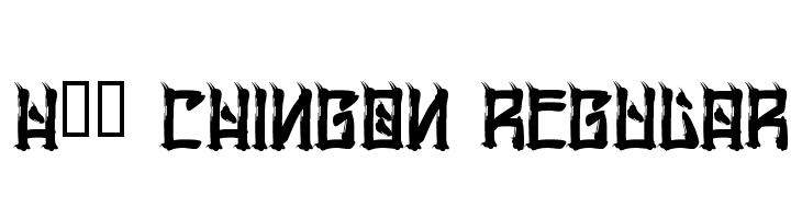 H74 Chingon Regular Font