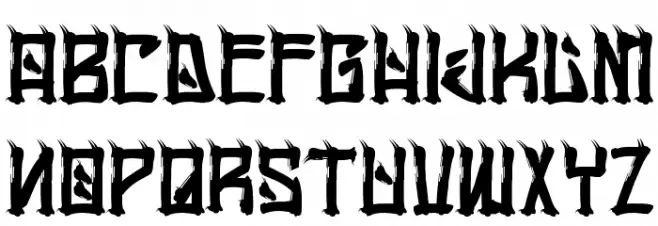 H74 Chingon Regular Шрифта ВЕРХНИЙ