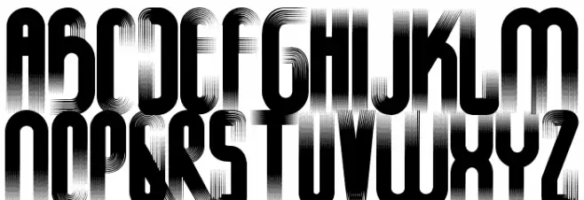H74 Conquest Bold Font LOWERCASE