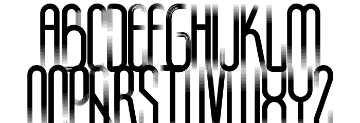 H74 Conquest Thin Font Litere mici