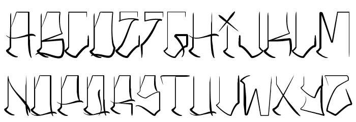 H74 Corpus Delicti Font LOWERCASE