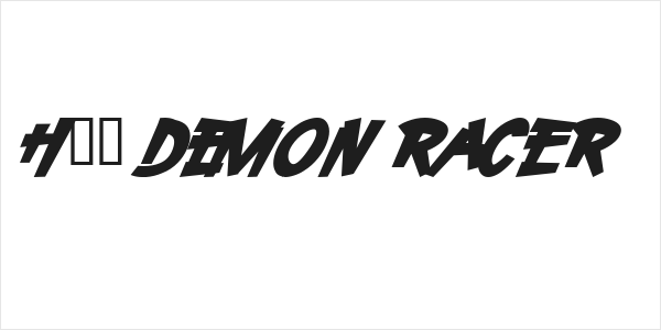 H74 Demon Racer Logo