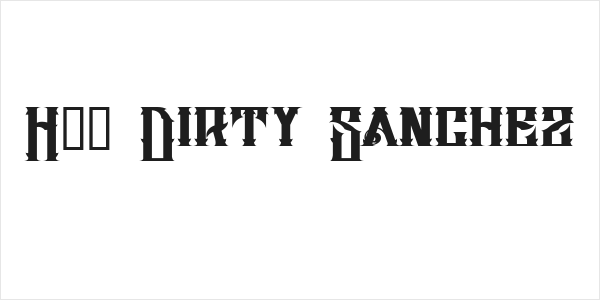H74 Dirty Sanchez Logo