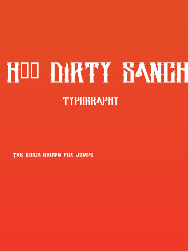 H74 Dirty Sanchez Poster