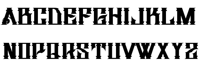 H74 Dirty Sanchez Font LOWERCASE