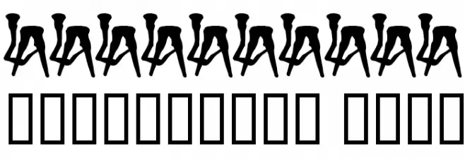 H74 East Zombie High Font OTHER CHARS