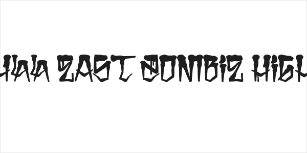 H74 East Zombie High Logo