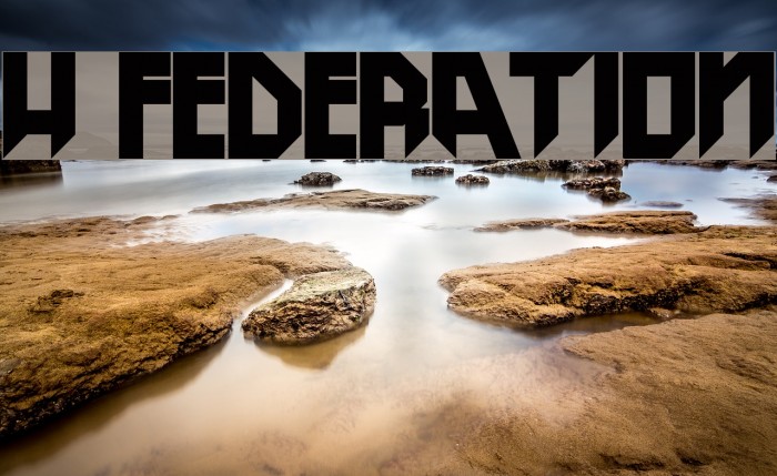 H74 Federation Schriftart examples