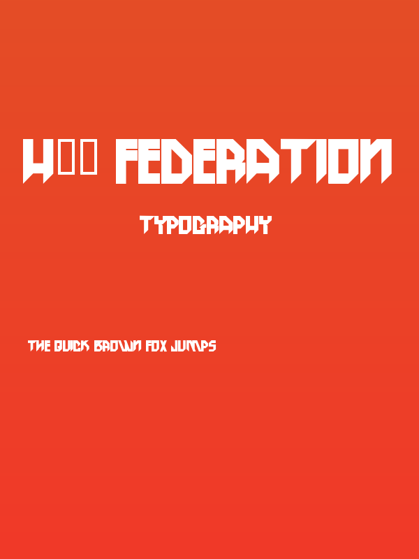 H74 Federation Poster