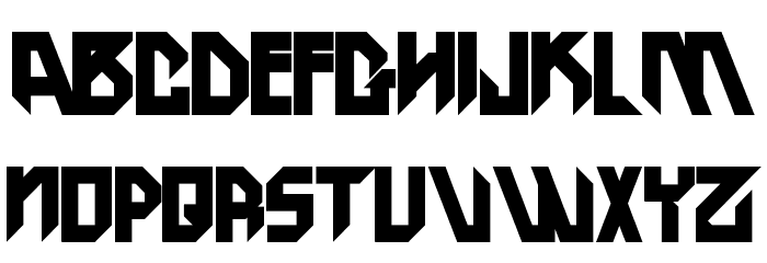 H74 Federation Schriftart Kleinbuchstaben
