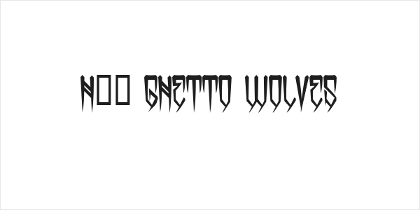 H74 Ghetto Wolves Logo