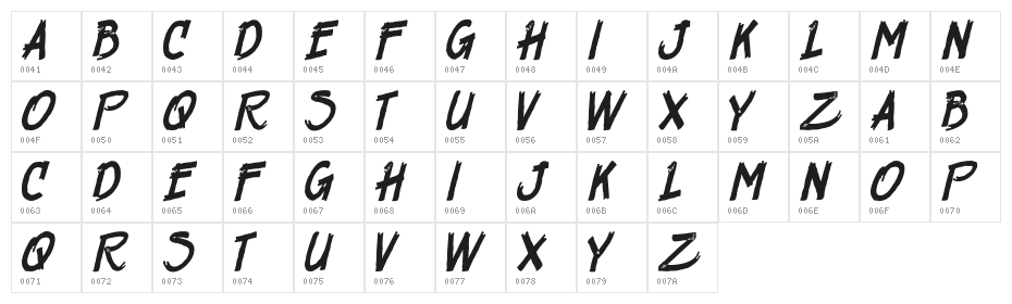 H74 Infected Zombie Character Map