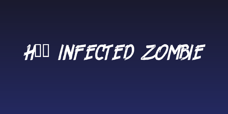 H74 Infected Zombie Social Header