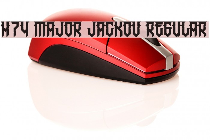 H74 Major Jackov Regular Шрифта examples