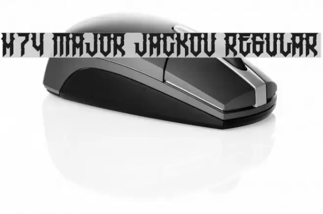 H74 Major Jackov Regular Шрифта examples