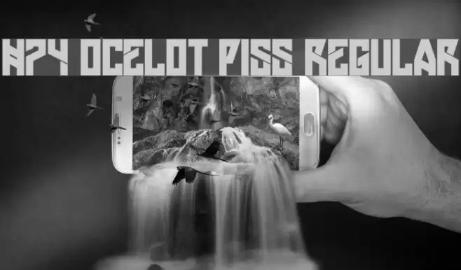 H74 Ocelot Piss Regular Fonte examples