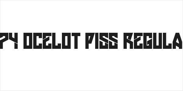 H74 Ocelot Piss Regular Logo
