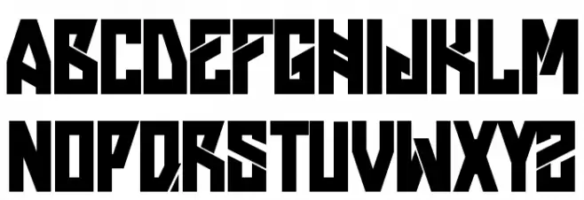 H74 Ocelot Piss Regular Font LOWERCASE