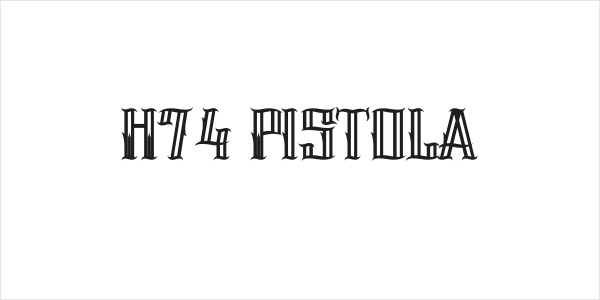 H74 Pistola Logo