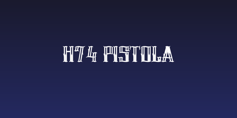 H74 Pistola Social Header