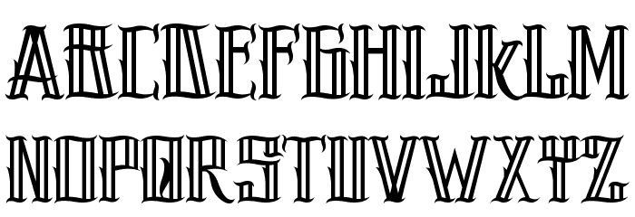 H74 Pistola Schriftart Kleinbuchstaben