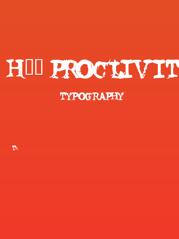 H74 Proclivity dark Poster