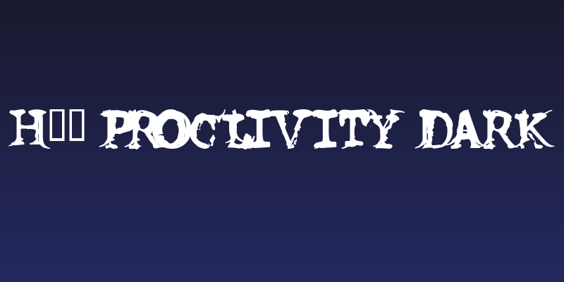 H74 Proclivity dark Social Header
