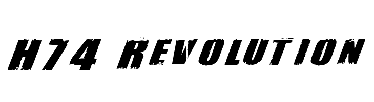 H74 Revolution  Fuentes Gratis Descargar