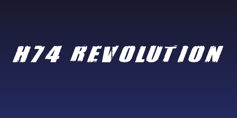 H74 Revolution Social Header