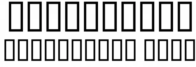 H74 Riverside Bold Шрифта ДРУГИЕ символов