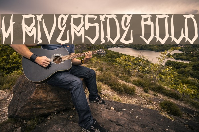 H74 Riverside Bold Font examples
