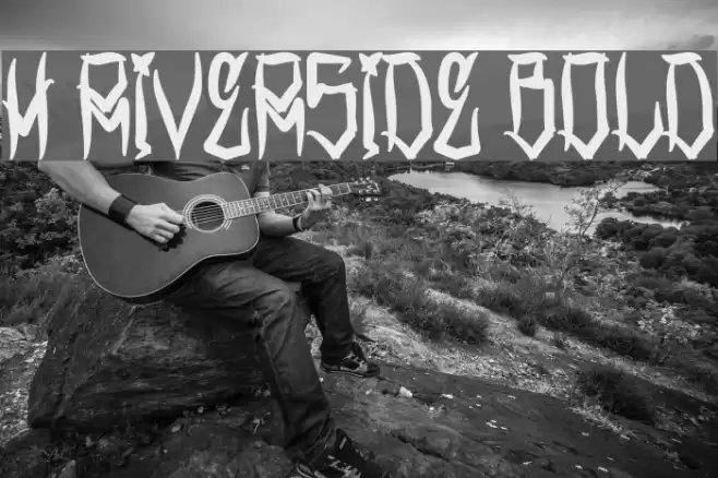 H74 Riverside Bold Шрифта examples