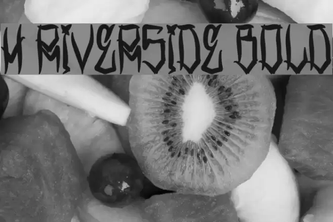 H74 Riverside Bold Шрифта examples