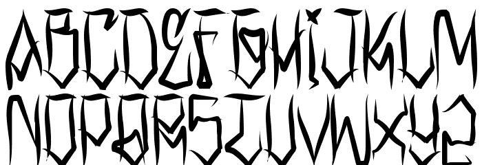 H74 Riverside Thin Font LOWERCASE