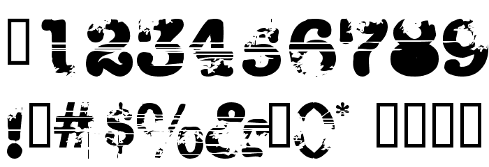 H74 Sacrafical Font OTHER CHARS