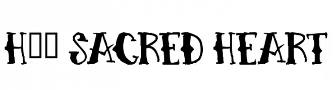 H74 Sacred Heart  Fuentes Gratis Descargar