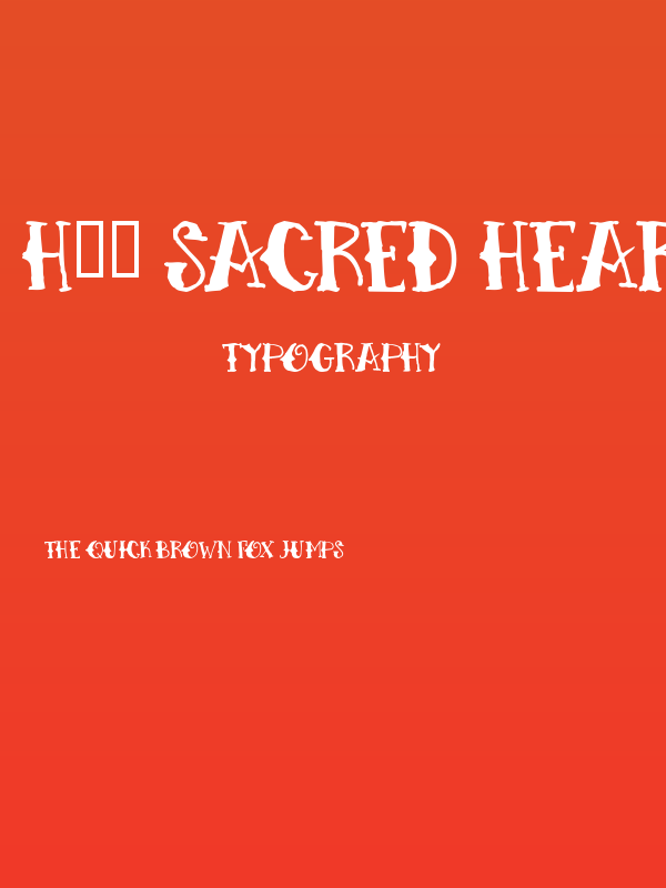 H74 Sacred Heart Poster