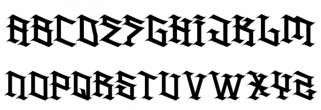 H74 Spitfire Schriftart Groß