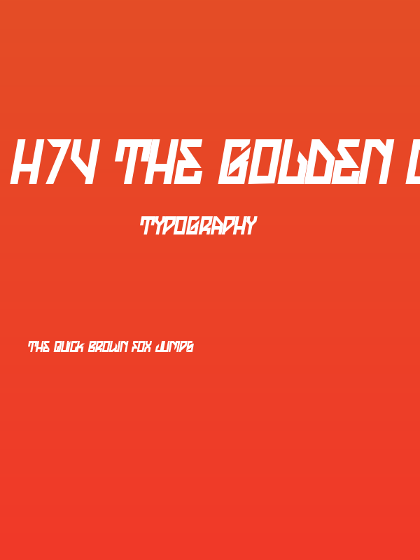 H74 The Golden Dawn Italic Poster