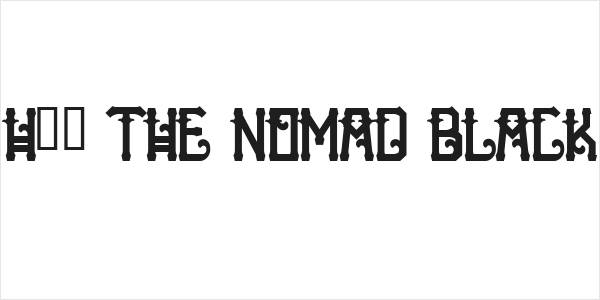 H74 The Nomad Black Logo