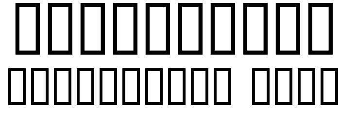 H74 The Nomad Heavy Font OTHER CHARS