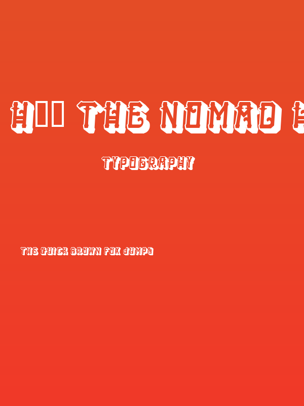 H74 The Nomad Heavy Poster