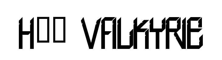 H74 Valkyrie Font
