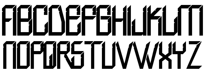 H74 Valkyrie Font Litere mici