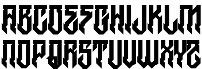 H74 Witches Regular Schriftart Groß