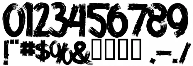 H74 Wizard Tit Regular Font OTHER CHARS