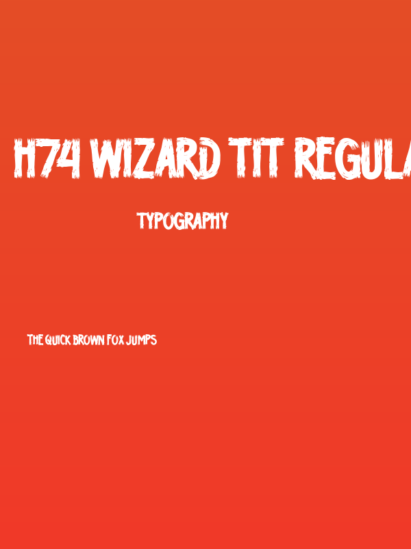 H74 Wizard Tit Regular Poster