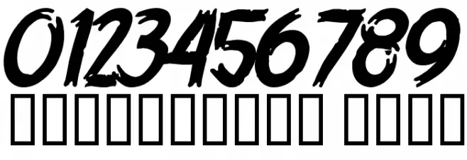 H74 WizardDick Crooked Font OTHER CHARS