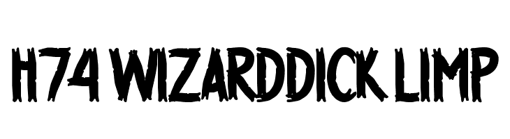 H74 WizardDick Limp  Fuentes Gratis Descargar