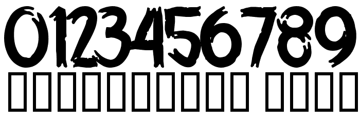 H74 WizardDick Limp Font OTHER CHARS